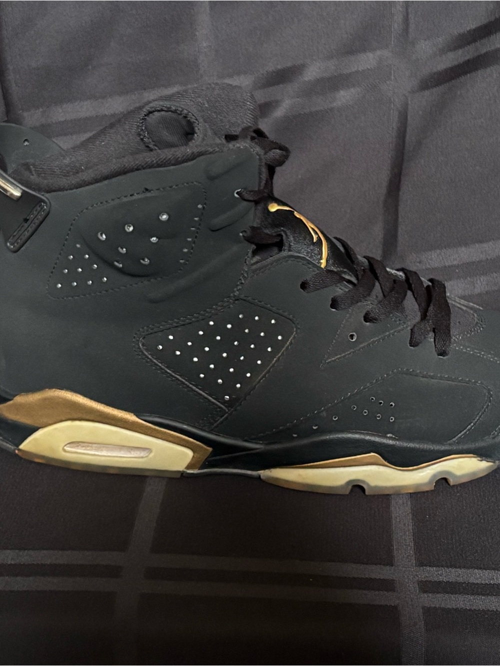 Nike Air Jordan 6 Retro DMP Defining Moments CT4954 007 Mens Black Shoes Size 12
